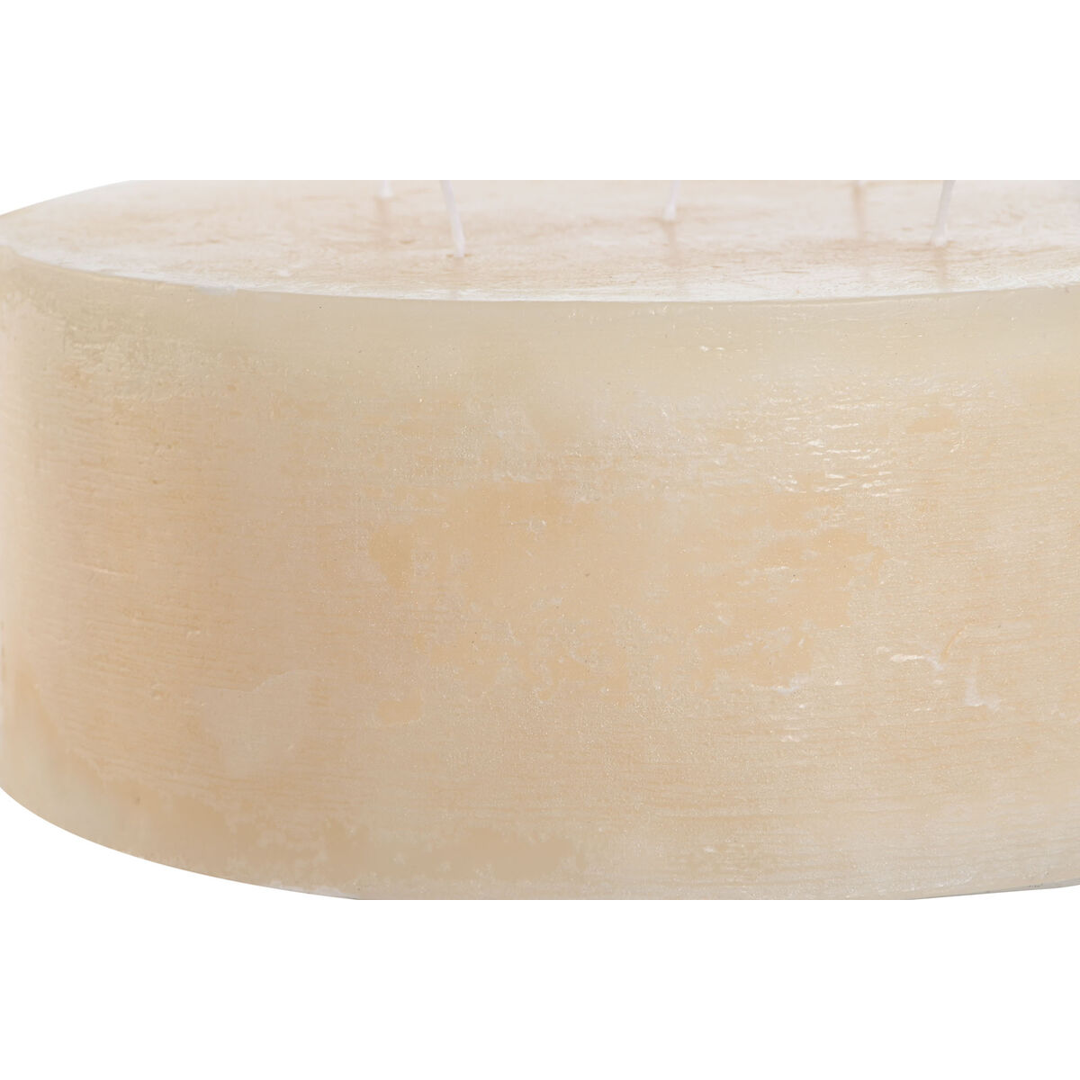Svece Home ESPRIT Krēmkrāsa Dabisks 25 x 25 x 10 cm
